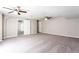 A finished basement boasts neutral walls, plush carpeting, and multiple doors, offering flexible living or storage space at 1916 Highway 138 Sw, Conyers, GA 30094