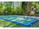 Outdoor basketball court with surrounding green space for fun recreation at 1115 Ballington Dr, Cumming, GA 30041
