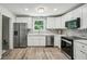 Modern kitchen featuring stainless steel appliances, stylish cabinets, and beautiful countertops at 2485 Hillside Ave, Decatur, GA 30032