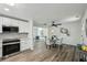 Open living space combining kitchen and living room with natural light and contemporary finishes at 2485 Hillside Ave, Decatur, GA 30032