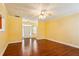 Open concept living area with beautiful floors and great natural light at 99 Rainwater Ln, Dallas, GA 30157