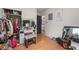 Bedroom showcasing a closet and vanity area, maximizing space and functionality at 962 Brighton Dr, Lawrenceville, GA 30043