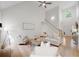 Open-concept living room with high ceilings and a staircase at 112 Birchwood Pass, Canton, GA 30114