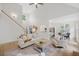 Spacious living room with open layout and modern finishes at 112 Birchwood Pass, Canton, GA 30114