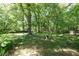 Green backyard filled with mature trees, lush grass, and a peaceful outdoor area for nature enjoyment at 170 Mayfield Cir, Alpharetta, GA 30009