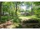 Enjoy this expansive green backyard with a firepit, mature trees, and a spacious area at 170 Mayfield Cir, Alpharetta, GA 30009