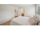 Neutral bedroom with carpet floors and an attached bathroom at 2100 Baywood Sw Blvd, Austell, GA 30106