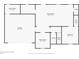Basement floor plan featuring a Gathering room, bedroom, bonus rooms, closets, garage, and stairs at 79 Little Creek Manor Dr, Dallas, GA 30157