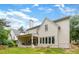 Exterior view of a home with a covered patio and large windows at 2991 Surrey Ln, Atlanta, GA 30341
