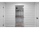 Unfinished basement offering a clean space, ready to be renovated, with a door that leads to the outdoors at 3345 Bomar Rd, Douglasville, GA 30135