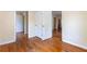 Hardwood floors throughout bedrooms and connecting door at 3349 Lavista Dr, Atlanta, GA 30354