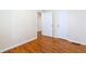 View of an empty bedroom with hardwood floors at 3349 Lavista Dr, Atlanta, GA 30354