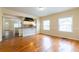 Living room features hardwood flooring and large windows at 3349 Lavista Dr, Atlanta, GA 30354