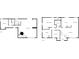 Detailed floor plan showcasing the layout of the home with bedrooms, living room, kitchen and bathrooms at 2784 Williamsburg Way, Decatur, GA 30034