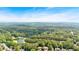 Scenic aerial view of the community with lush greenery, a peaceful lake, and beautiful homes below at 4012 Ironhill Ln, Woodstock, GA 30189