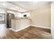 Modern kitchen with stainless steel appliances, granite countertops, and a breakfast bar at 2912 Springside Se, Atlanta, GA 30354