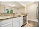 Close up of kitchen showing stainless steel appliances, sink, faucet and granite countertops at 2912 Springside Se, Atlanta, GA 30354