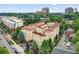 Aerial view of the condo community in a leafy urban setting at 3541 Roswell Ne Rd # 21, Atlanta, GA 30305