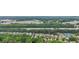 Home aerial view highlighting nearby schools, expressway, community pool and tennis at 4546 Water Mill Dr, Buford, GA 30519