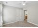 Bedroom with a closet and an attached bathroom visible through an open door at 4546 Water Mill Dr, Buford, GA 30519