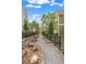 Inviting gravel pathway between attractive properties offers a sense of community at 1993 Haley Walk, Atlanta, GA 30318