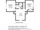 Second floor plan details secondary bedrooms and a sitting area at 1993 Haley Walk, Atlanta, GA 30318