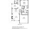 Main floor plan of home layout showcasing living areas, kitchen and primary bedroom at 1993 Haley Walk, Atlanta, GA 30318