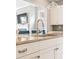 Stylish kitchen with granite countertops, stainless steel faucet, and white cabinets at 1993 Haley Walk, Atlanta, GA 30318