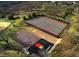 Aerial shot highlighting the community tennis and basketball courts at 351 Cherokee Ave, Atlanta, GA 30312