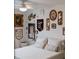 Charming bedroom featuring a plush bed and eclectic wall decor at 351 Cherokee Ave, Atlanta, GA 30312
