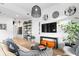 Modern living room features stylish decor, plants, and plenty of natural light at 567 Ponce De Leon Ne Ave # 321, Atlanta, GA 30308