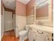 Bathroom features a stylish vanity and shower at 3290 Spain Rd, Snellville, GA 30039