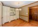 Dining room boasts hardwood floors and built in display cabinets at 3290 Spain Rd, Snellville, GA 30039