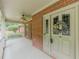 Spacious covered front porch with double doors and a decorative wreath at 3290 Spain Rd, Snellville, GA 30039