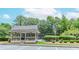 Community gazebo with seating and shade, ideal for picnics and outdoor gatherings at 5396 Turnbill Nw Pt, Acworth, GA 30101