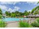 Community pool with ample seating and a lifeguard stand, perfect for summer fun at 5396 Turnbill Nw Pt, Acworth, GA 30101