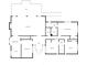 Detailed floor plan showcases the layout of the first floor with the primary bedroom and living room at 217 Millbrook Farm Rd, Marietta, GA 30068