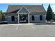 Pool house featuring restricted access and signage for safety and community rules at 203 Creek View Ln, Acworth, GA 30102