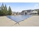 Community pool with cover closed at 203 Creek View Ln, Acworth, GA 30102