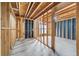 Spacious unfinished basement with exposed wood framing at 307 Cabinwood Trl, Canton, GA 30115