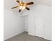 Bedroom featuring a ceiling fan, and a double door closet at 3242 Monarch Pine Dr, Peachtree Corners, GA 30071