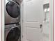 Convenient stackable washer and dryer in the laundry area, adjacent to the bathroom at 950 Nw W Peachtree Nw St # 410, Atlanta, GA 30309