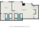 Second floor plan showing the bedroom, primary bedroom with walk-in closet, and bathrooms at 1175 Haven Brook Way, Atlanta, GA 30319