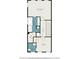 Second floor plan featuring a primary bedroom, bath, walk-in closet, and bedroom at 1216 Virginia Ne Ct # 8, Atlanta, GA 30306