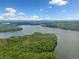 Scenic aerial view of the lush green forests and waterways, perfect for nature enthusiasts at 1000 Delta Dr, Canton, GA 30114