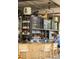 Contemporary restaurant bar with wood paneling, liquor selection, and bar seating at 22 Airline Ne St # 201, Atlanta, GA 30312