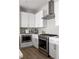Kitchen with modern stainless steel appliances and plenty of cabinetry at 22 Airline Ne St # 201, Atlanta, GA 30312