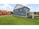 New construction home with a covered patio and backyard view at 5760 Tillman Way, Powder Springs, GA 30127