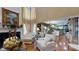 Inviting living room with hardwood floors, fireplace, and soaring ceilings at 2901 Briscoe Rd, Loganville, GA 30052