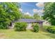 View of backyard and side of home with lush green lawn and lots of trees at 2957 Browns Mill Se Rd, Atlanta, GA 30354